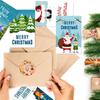 Sticker Christmas Card for Men Women Mom Dad Husband Wife Grandma Grandpa Son Daughter Greeting Santa Christmas Cards
