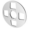 1Celsius4 10.5 Inch Empty Tape Reel 4 Hole Aluminum Alloy Opening Reel Sound Takeup Reel for Reel to Reel Tape Player