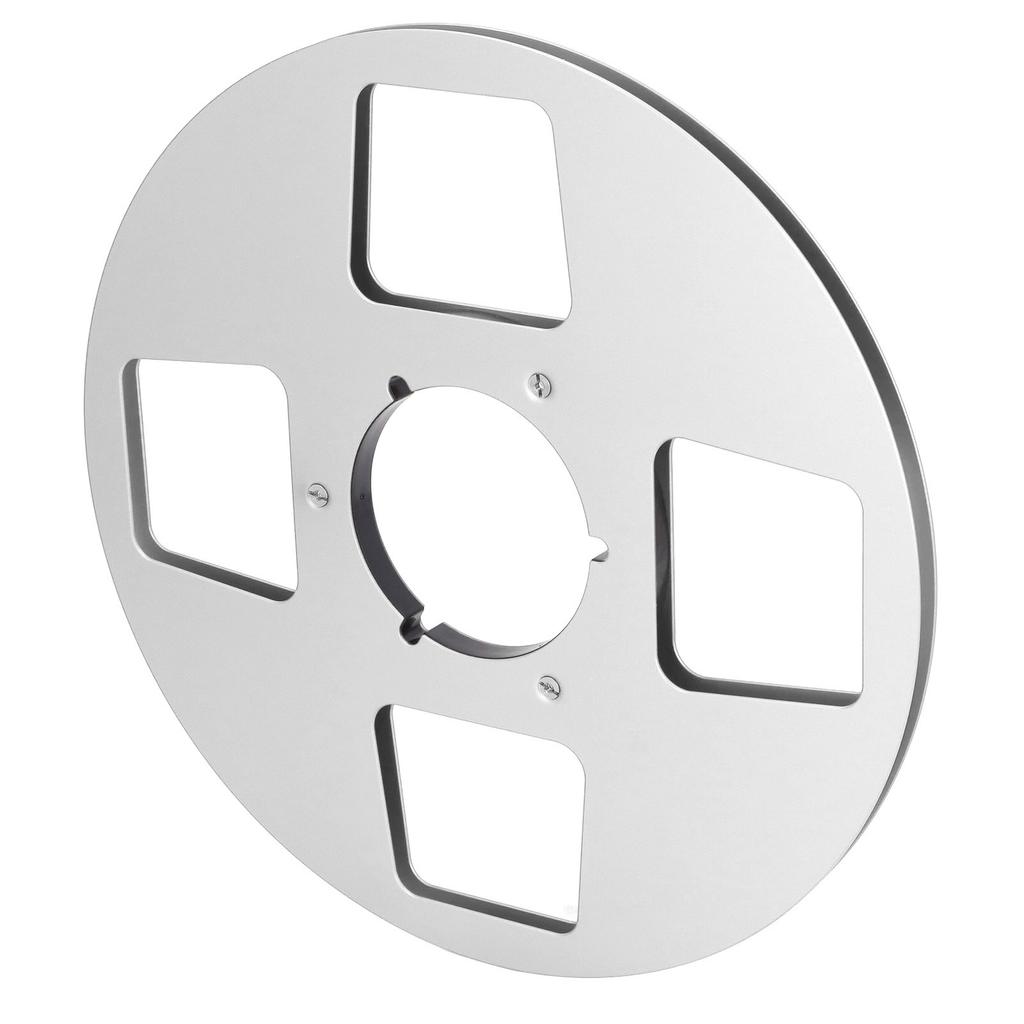 1Celsius4 10.5 Inch Empty Tape Reel 4 Hole Aluminum Alloy Opening Reel Sound Takeup Reel for Reel to Reel Tape Player