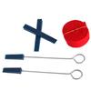 9-Piece Professional Piano Tuning Set  Universal Piano Tuning Tool Kit  Tuning Wrenches and Mute Felt