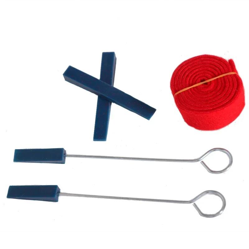 9-Piece Professional Piano Tuning Set Universal Piano Tuning Tool Kit Tuning Wrenches and Mute Felt