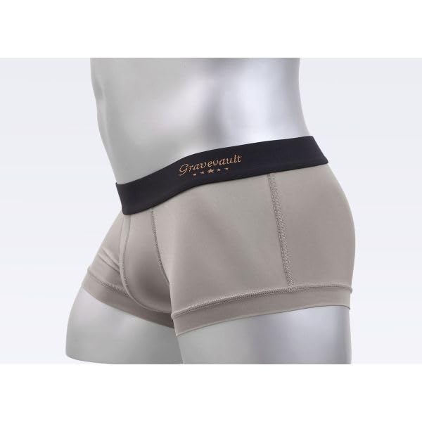 Grave Vault PLAIN Boxer Sizes and 3051001 Low-Rise Shorts, S, M, L, (Black, L)