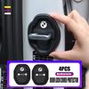 BBIH8 For BMW Car Door Mute Damping Cushion Silicone Lock Buckle Anti-collision Protective Cover Valve Cap X1 X2 X3 X5 X4 X6 X7 iX3 F2