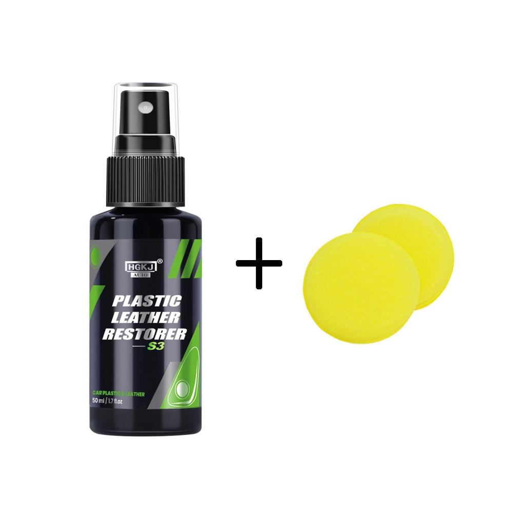 50/100/300ML Car Plastic Restorer Polish Leather Cleaner Spray Interior Plastic Renovator Cleaning Agent Spray Car Accessories