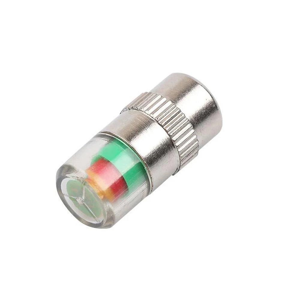Cars Tire Air Pressure Monitor Alert 4Pcs/set Indicator Tire Valve Cap Gauge Car Accessories Car Tyre Pressure Gauge Caps Useful Valve Stems 1