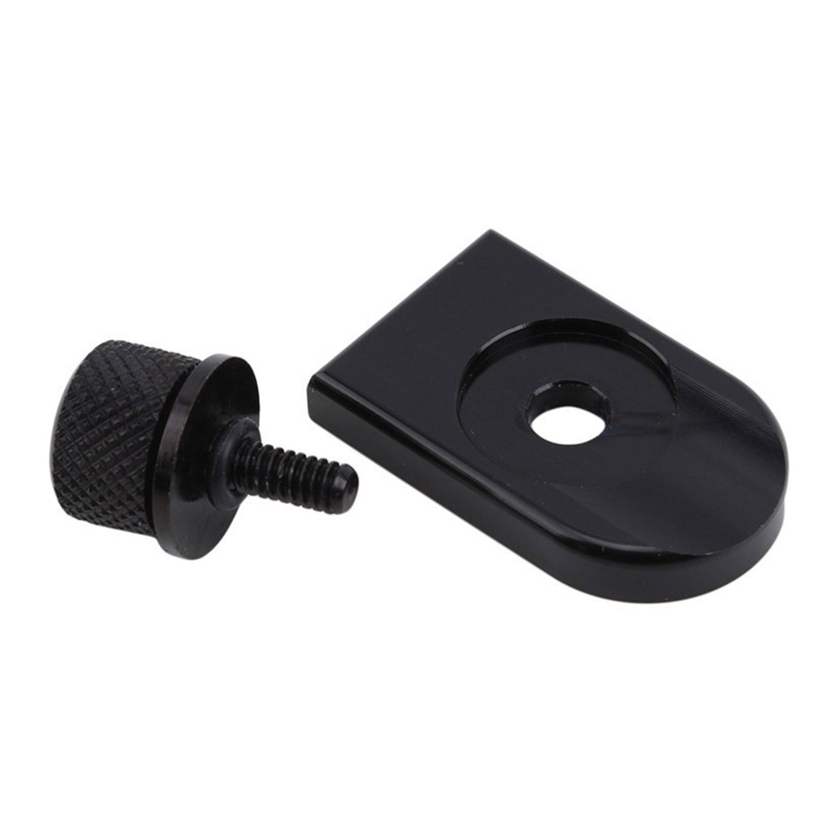 

Алюминиевая вкладка для болта сиденья, винт, ручка-крышка, устойчивая к коррозии, ручка крепления сиденья, мотоциклетные аксессуары для Harley чёрный