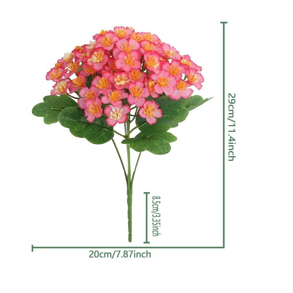 

New 5 Forks Artificial Hydrangea Bouquets Multi-headed Home Decor Simulation Hydrangea Flowers Table Ornaments Flowers Festival розовый