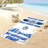 Hertha Spirit Print Beach Towel, Large Soft Quick Dry Towel for Beach Camping Swimming