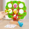 Montessori Wooden Little Bird's Home Puzzle Game Early Educational Fine Motor Training Matching Game Kids' Interactive Toy Gifts