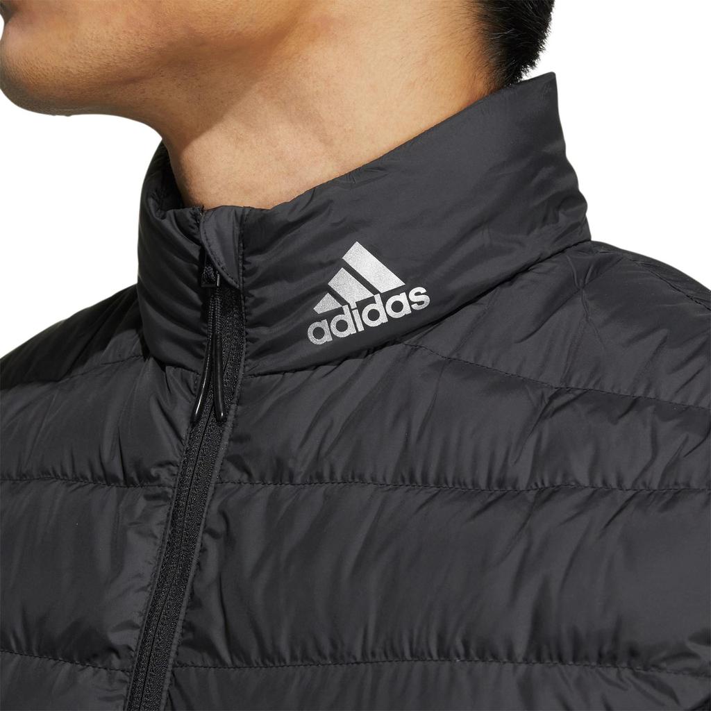 adidas Down Vests Men's Black Stand Collar Moderate Other HG5768