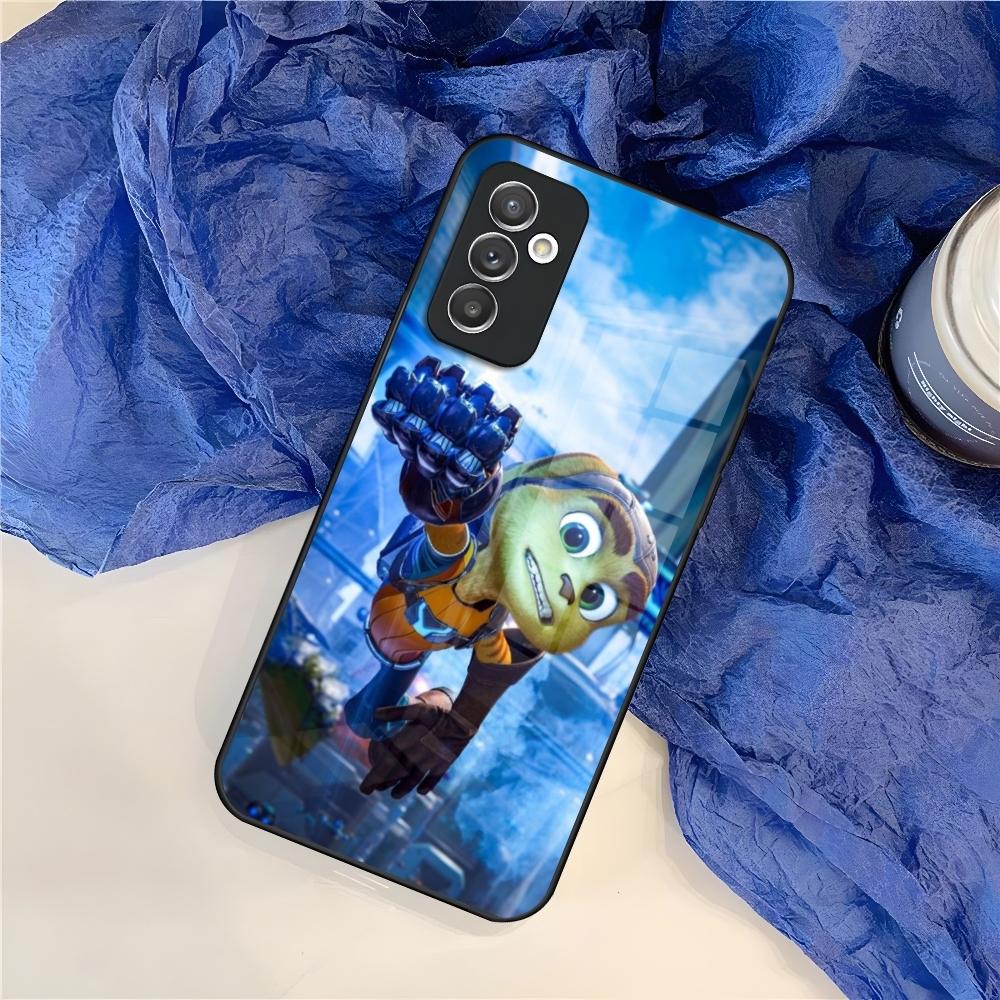 Game R-Ratchet Clank Phone Case for Samsung Galaxy S25 S24 S30 S21 S23 S20 S22 Fe Note 20 Pro Ultra Plus glass Cover