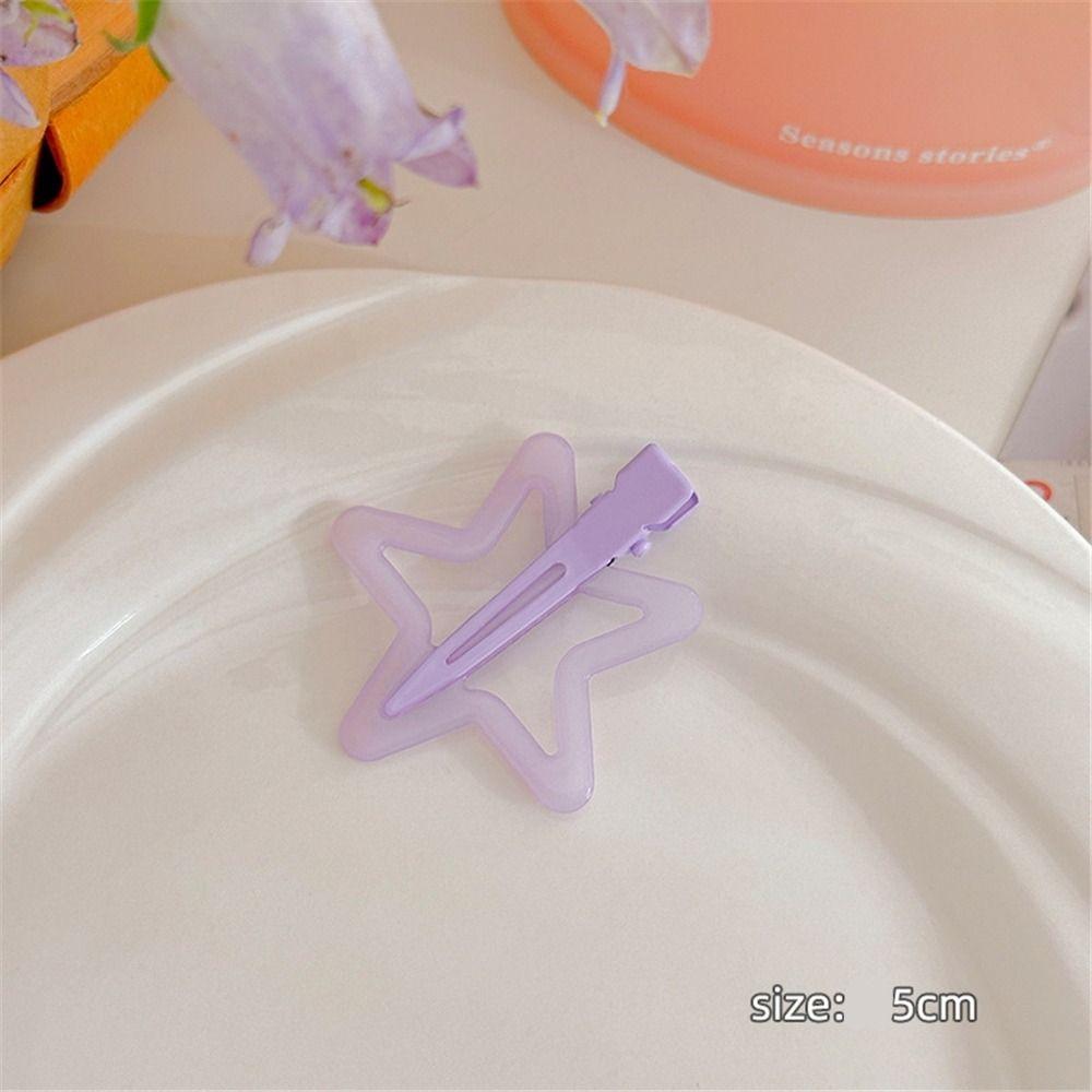 Colorful Star BB Hair Clips Cute Side Barrettes Hair Grip High Quality Star Hairpin