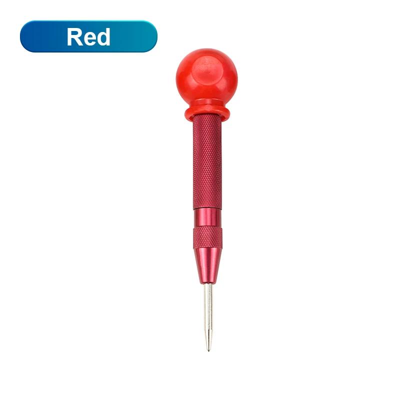 

NINDEJIN Automatic Center Punch 1pc Spring Loaded Hole Center Punch Wood Metal Hole Marking Adjustable Impact Puncher