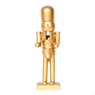 Nussknacker Figur Weihnachtsornament Weihnachtsdeko Statue Holzskulptur für