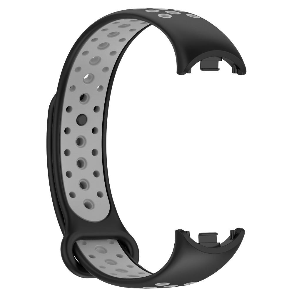 Two-tone Silicone Strap for Xiaomi Mi Band 10/9/8 Smart Watch Replaceable Correa for Mi Band 8/9/10 Sports Bracelet Accessories