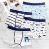 4 Pz/lotto Ragazzi Biancheria Intima di Cotone Bambini Boxer Bambino Bambini Mutandine Slip per Ragazzo Adolescente Mutande 2-12 Anni