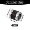 1set 6pcs 303 Stainless Steel European Beads Large Hole Beads Column Black 10x10mm Hole: 6mm