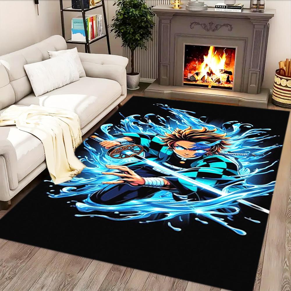 Demon Slayer rug for Living Room rug, Bedroom, Study Room, Hallway Decoration, Perfect for Home Decoration or Holiday Gifts