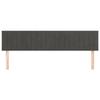 VidaXL 2x Headboards Bedroom Furniture Bed Accessories Single Bed Heads Interior Bed Frame Heads Dark Grey 346279
