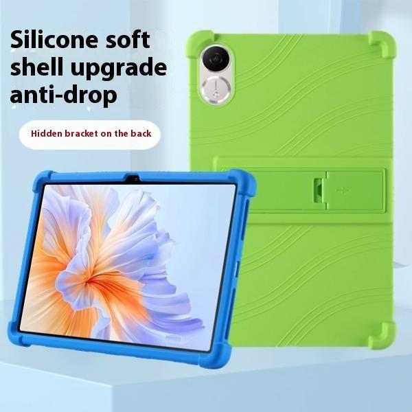 For Honor Pad V9 Silicone Case with Kickstand Rugged Protective Cover