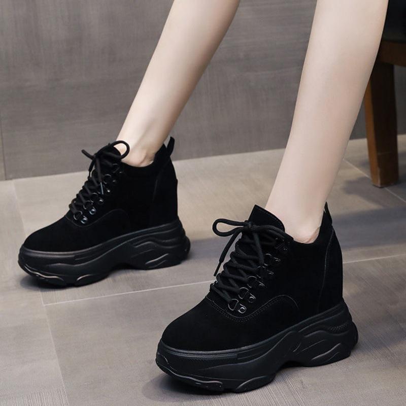 Fashion Shoes Women's Sneakers Summer 2025 Tennis Female Platform New Trainers Fashion Thick Sole Casual Wedge Autumn Super High Increas