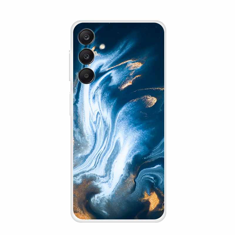 Marble Patterns Phone Case for Samsung A25 Soft Transparent TPU Clear Cover for Samsung Galaxy A 25 Protective Silicone Shell