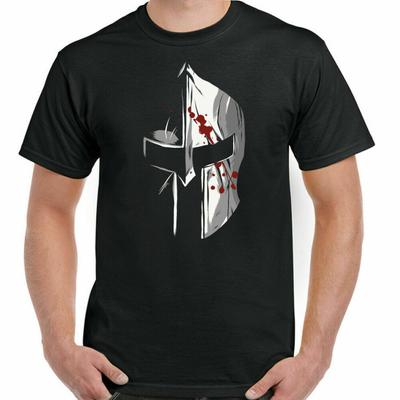 GYM T-SHIRT Spartanischer Helm Trainingsshirt Bodybuilding Gewichtheben MMA T-Shirt