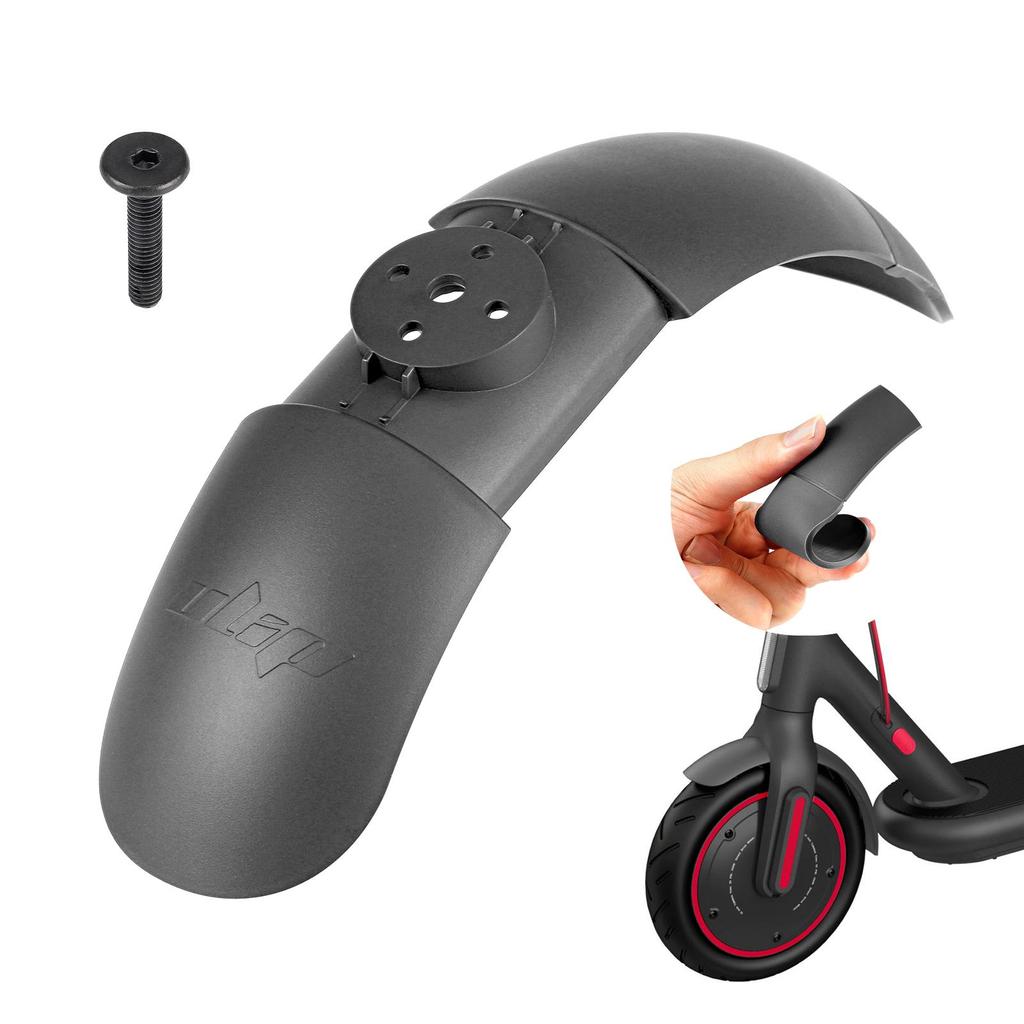 Gray Ulip Front Fender with Rubber and Screw for Xiaomi Scooters