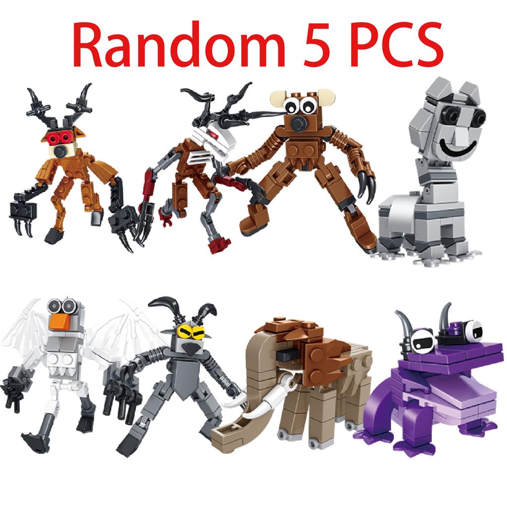 99 Nights In The Forest Building Blocks Animal Deer Owl Goat Cat Mammoth Loses Deer Assembled Bricks Assembly Model Kids Toys