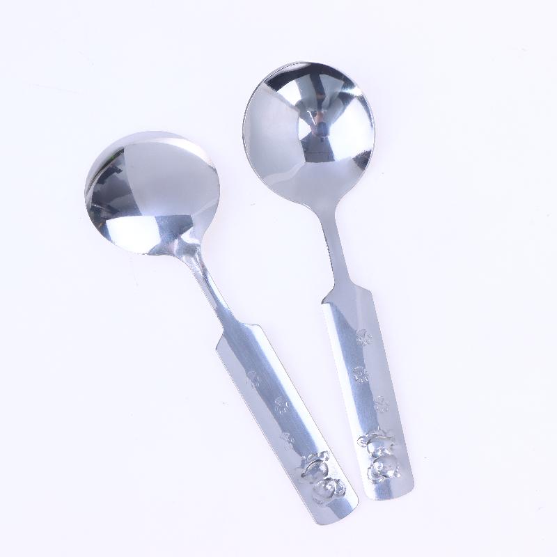 1/2PCS Children's Cartoon Koala Stainless Steel Spoon Watermelon Ice Cream Spoon Tea Spoon Dessert Spoon Tableware Set