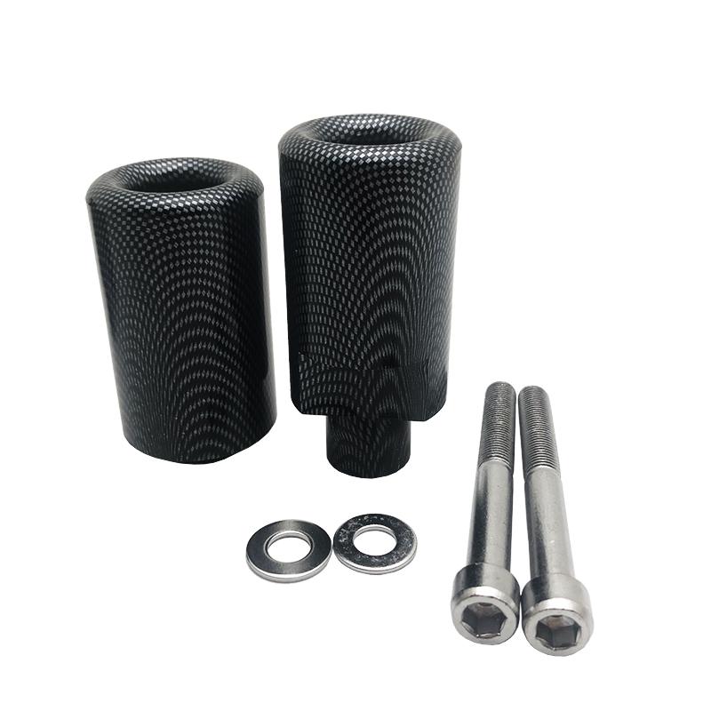 Tamponi Paracarena Per Suzuki Hayabusa GSX 1300R (1999-2007) - Protezione Crash In Alluminio E Nylon, Nero, Facile Montaggio