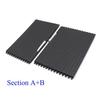 For BMW X5 X6 E70 E71 E72 Front Console Cup Holder Sliding Shutters Cover Trim Center Roller Blind Cover Replacement 2007-2014