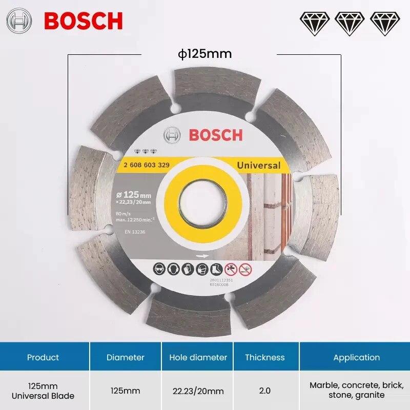 Bosch Universal Cutting Disc Grinding Wheels 105-230mm Diameter Marble Saw Universal Saw Blade For Marble Concrete Stone Granite