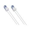 Factory Price Super Bright 20mA Warm White Cool White Led 5mm Round Oval Straw Hat Though Hole Led Suit for Consumer Electronics