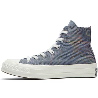 Zapatos de Lona de Caña Media Duraderos y Cómodos de los años 70 para Mujer Color Gris