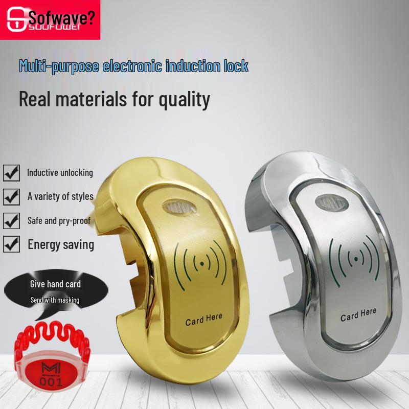 Smart Electronic Lock for Sauna, Bathroom, Drawer, Cabinet, Wardrobe, and Cupboard
