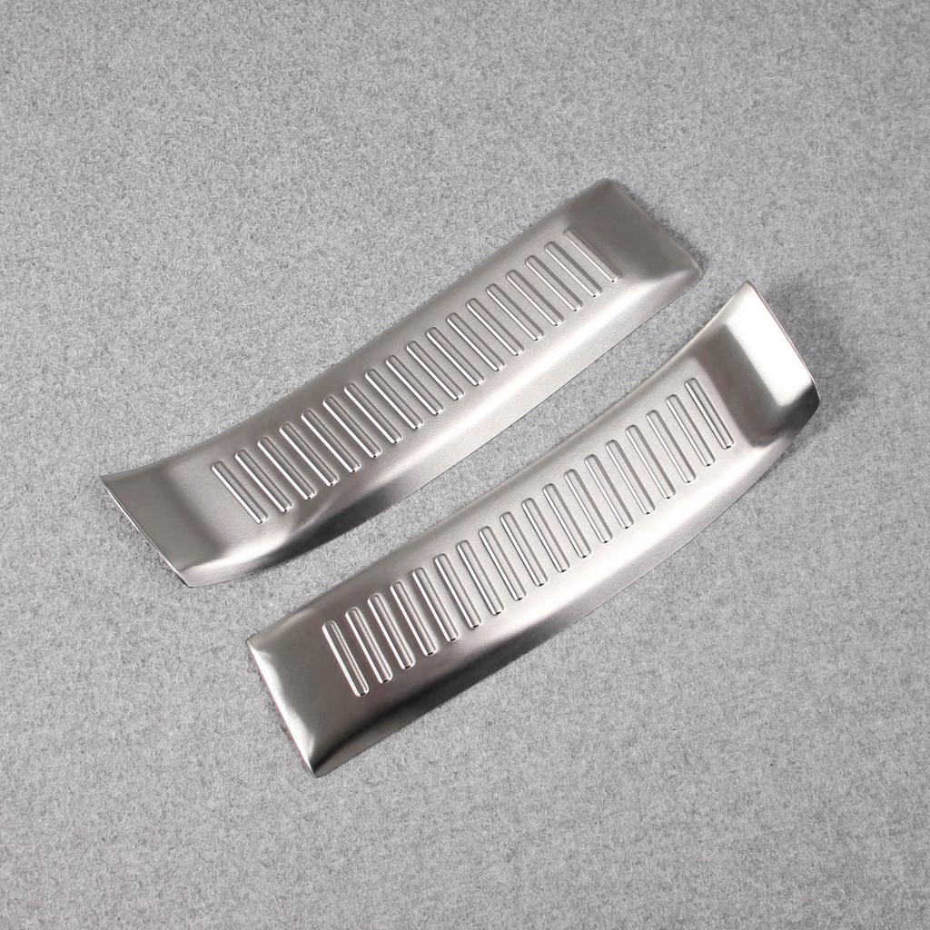 RUIQ Stainless Steel Interior Luggage Kicking Plate Rear Inner Scuff Guard Protective Designed Exclusively for Toyota Aqua MX Series Plate/Scuff Back,