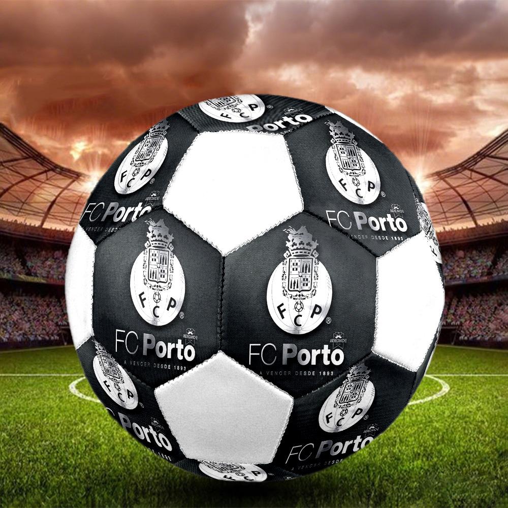 1PC FC Porto football size 5 soccer ball PrahaIndoor Soccer Ball Colorful All Ages Machine Stitched PVC Competition Ready Durable High-Bounce