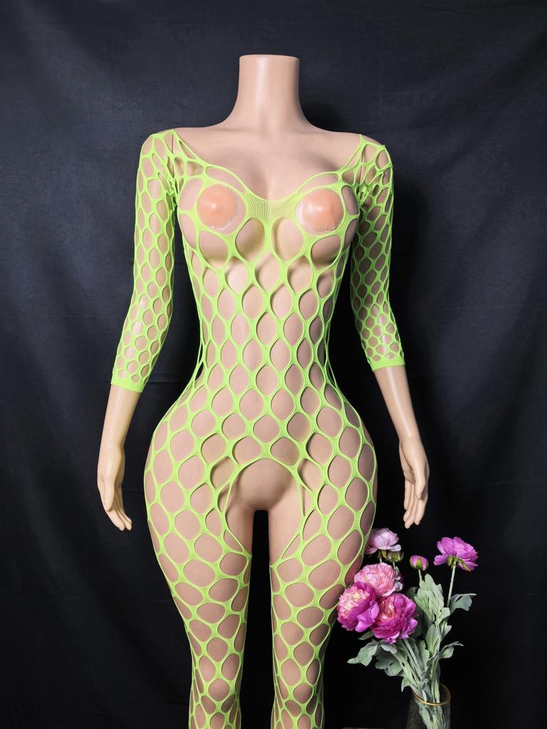 Summer Sexy Lingerie Fishnet Bodysuits Bikini Mesh Cover Up Sets Sexy Women Mesh Teddies Bodysuits Female Porno Underwears