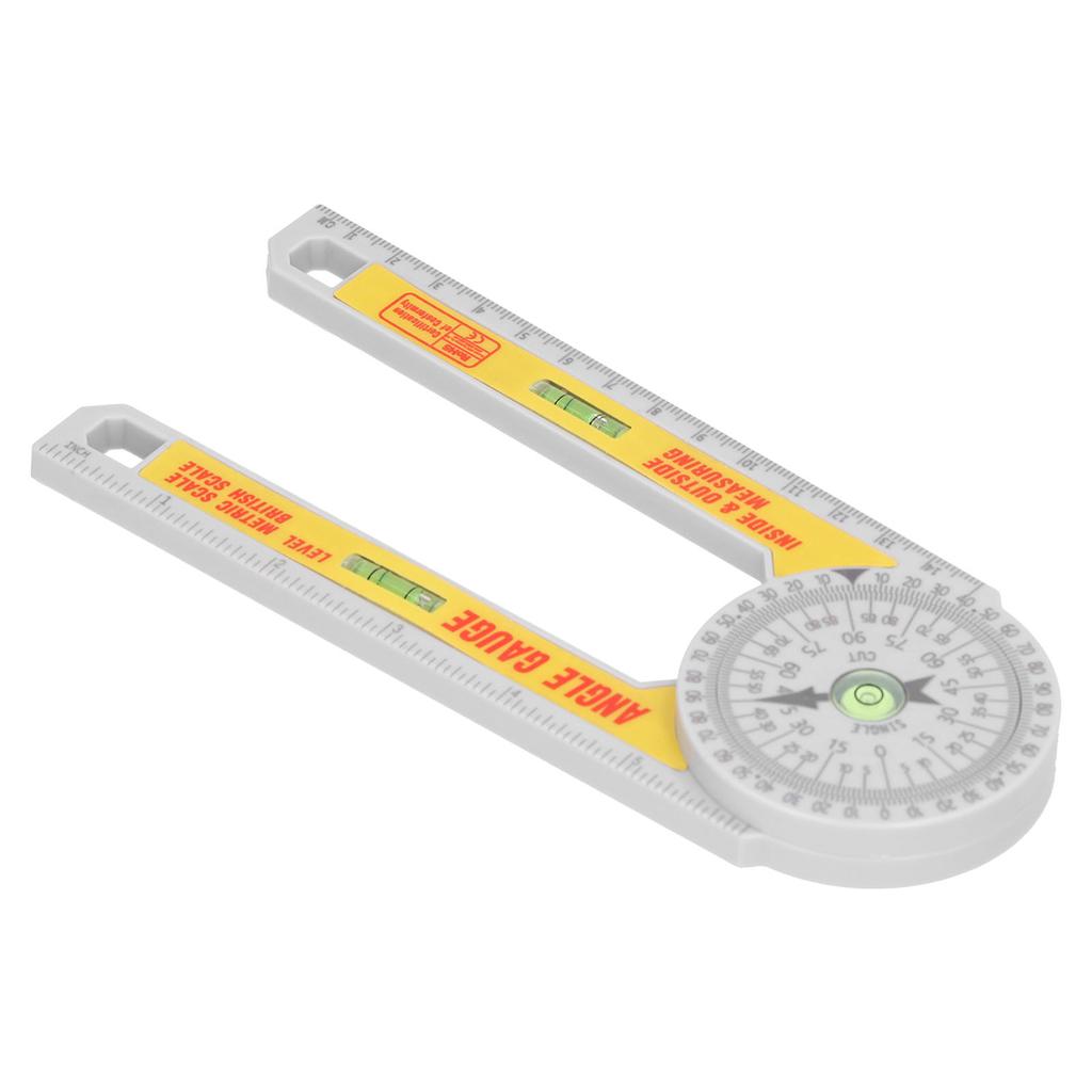 Miter Saw Protractor Angle Finder Gauge Carpenter"s Ruler Woodworking Cutting Positioner