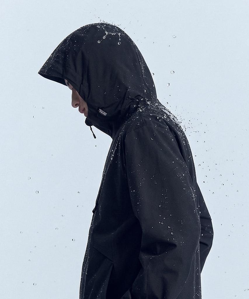 Crew Members Only Rain-Tech Wind Jacket Black