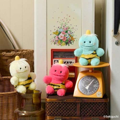 Sekiguchi Pikapon Plush Toy, Small, Yellow, Size: Approx. H16.5 X W12 X D9cm, Product Code: 812660