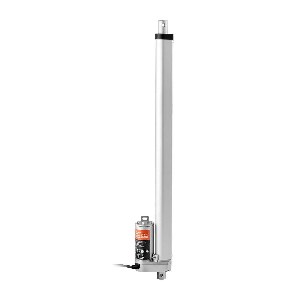 Linear Actuator 12V 18 Inch High Load 330lbs/1500N 0.19"/s IP54 Protection
