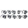 10pcs In Ground Light IP65 Waterproof Recessed LED Ground Lamp for Garden Lawn Deck 85-265V