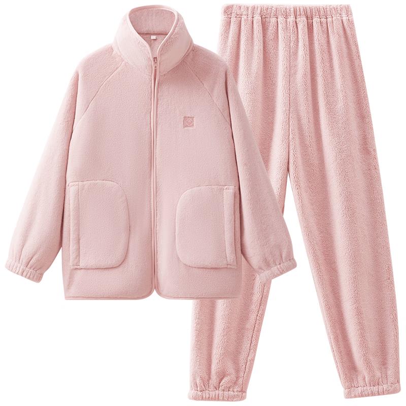 Maternity Winter Coral Fleece Homewear Set