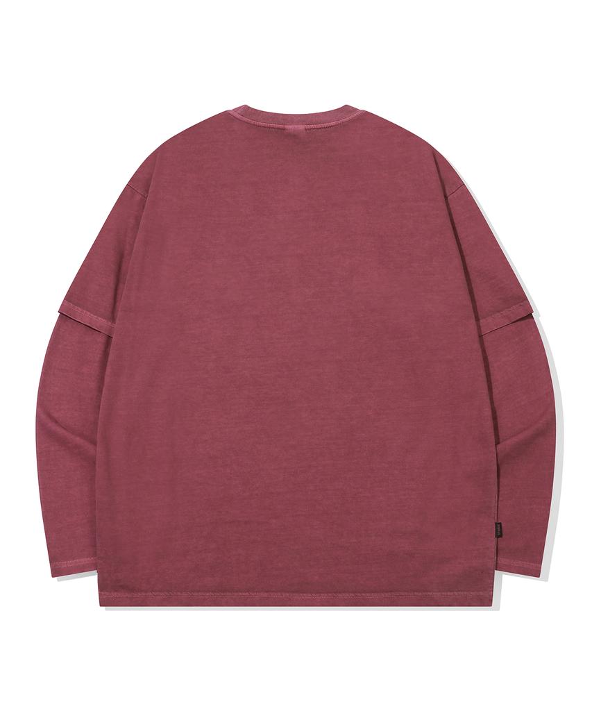 CPGN STUDIO Liberty Rose Layered Pigment Long Sleeve Dusty Pink