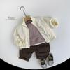 Children's Korean Style Casual T-Shirt - Autumn 2025 Collection for Boys & Girls
