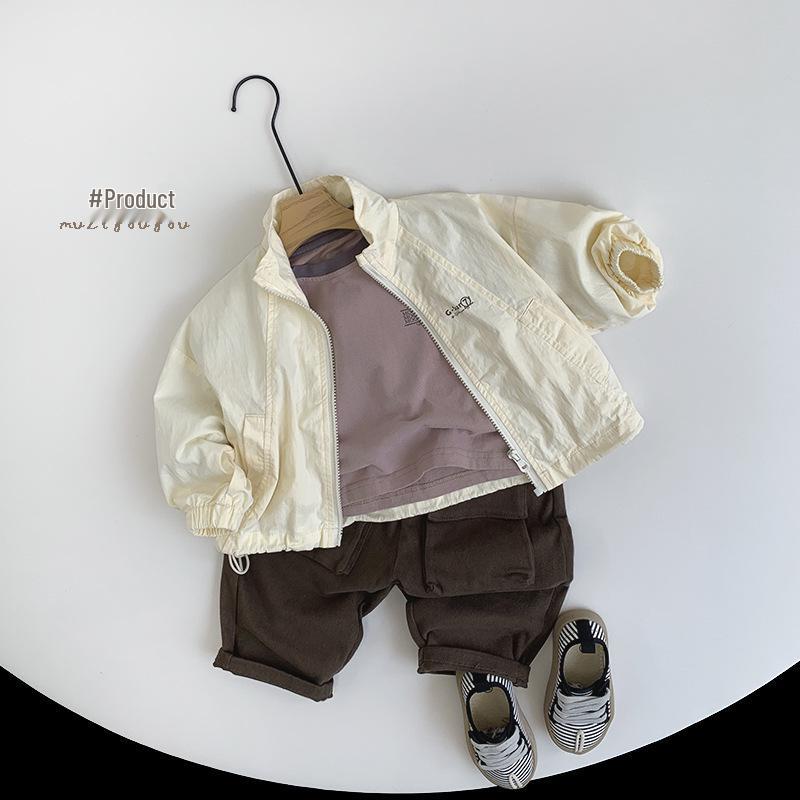 Children's Korean Style Casual T-Shirt - Autumn 2025 Collection for Boys & Girls