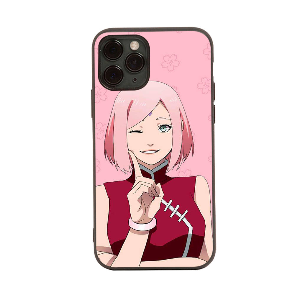 WD21 Naruto Hinata SakuraBlack Sofe Case for Xiaomi Poco X6 X4 M5 M6 F5 F6 C65 C55 C50 C51 C40 Pro Redmi 14C A3X 13C 12C 11T 10A 9C Note 7 6 8A Plus