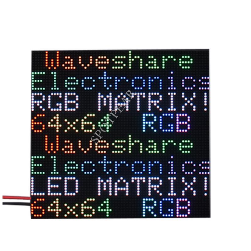 Flexible RGB LED Dot Matrix Display: Full-Color, Adjustable Brightness, Bendable, Supports Cascading